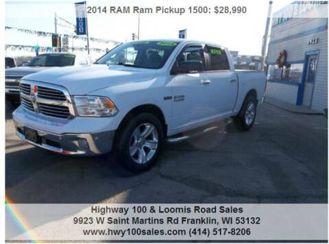 2014 RAM Ram Pickup 1500 for sale at Highway 100 & Loomis Road Sales in Franklin WI