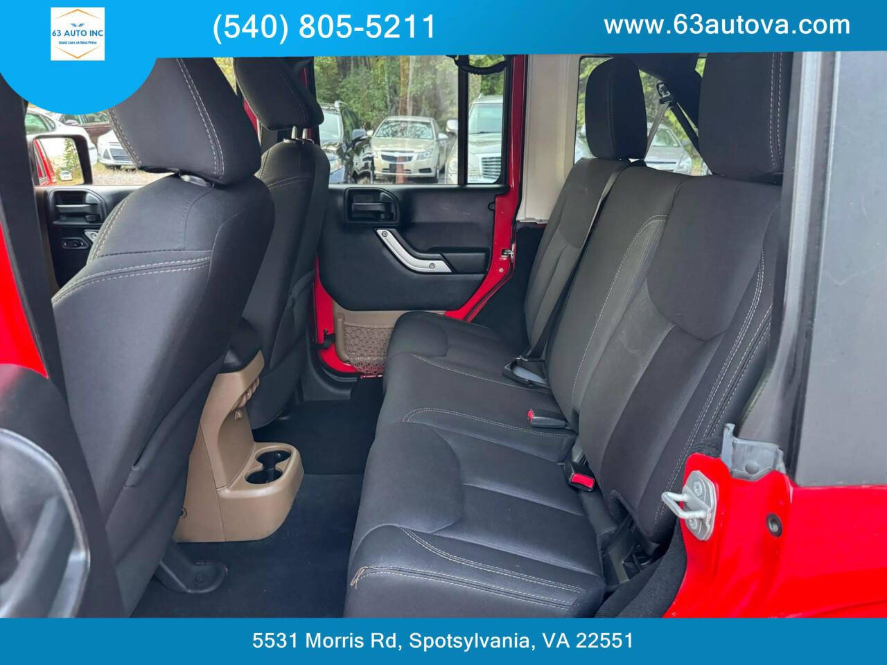 2015 Jeep Wrangler Unlimited for sale at 63 Auto Inc in Spotsylvania, VA