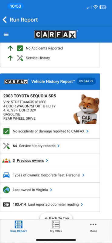 2003 Toyota Sequoia SR5