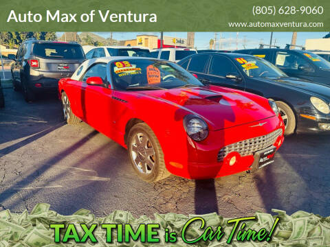 2003 Ford Thunderbird for sale at Auto Max of Ventura in Ventura CA