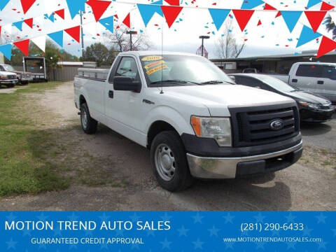 2010 Ford F-150 for sale at MOTION TREND AUTO SALES in Tomball TX