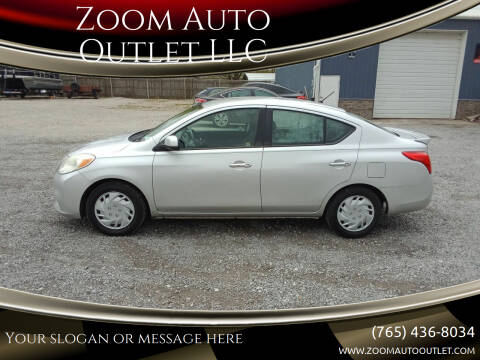 2014 Nissan Versa for sale at Zoom Auto Outlet LLC in Thorntown IN