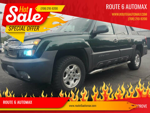 2003 Chevrolet Avalanche for sale at ROUTE 6 AUTOMAX in Markham IL