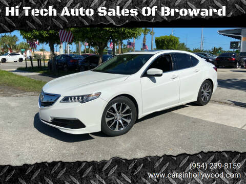 2015 Acura TLX for sale at Hi Tech Auto Sales Of Broward in Hollywood FL