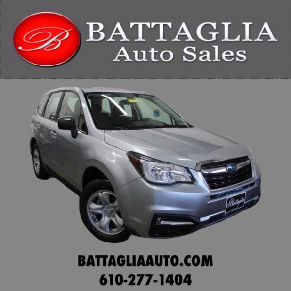 2018 Subaru Forester for sale at Battaglia Auto Sales in Plymouth Meeting PA