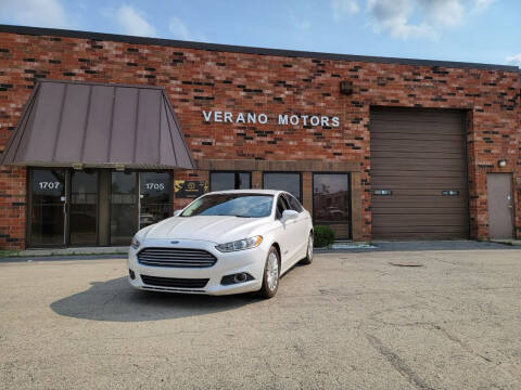 2013 Ford Fusion Hybrid for sale at Verano Motors in Addison IL
