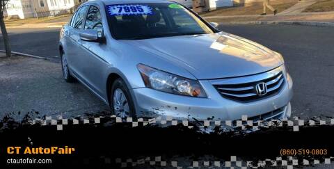 2011 Honda Accord for sale at CT AutoFair in West Hartford CT