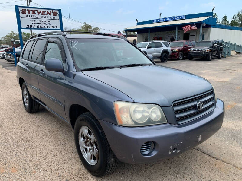 2003 Toyota Highlander for sale at Stevens Auto Sales in Theodore AL