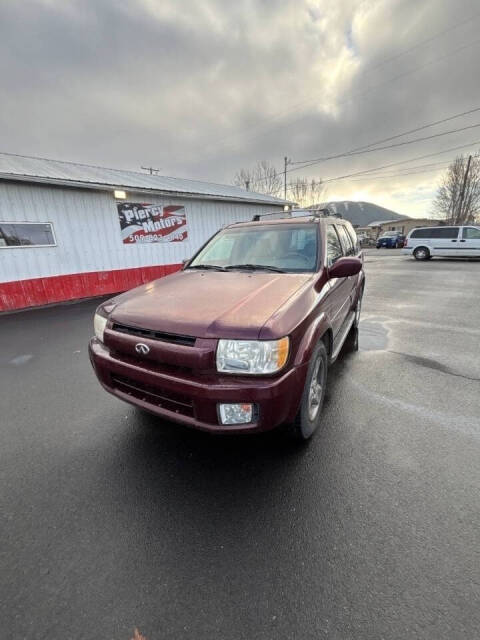 2002 INFINITI QX4 for sale at PIERCY MOTORS INC in Union Gap, WA