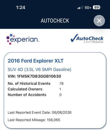 2016 Ford Explorer XLT