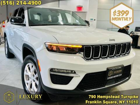 2022 Jeep Grand Cherokee for sale at LUXURY MOTOR CLUB in Franklin Square NY