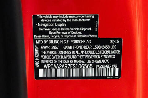 2015 Porsche 911 Carrera