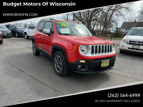 2016 Jeep Renegade for sale at Budget Motors of Wisconsin in Racine WI