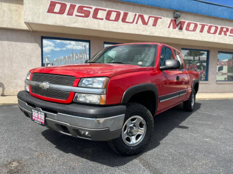 2004 Chevrolet Silverado 1500 for sale at Discount Motors in Pueblo CO