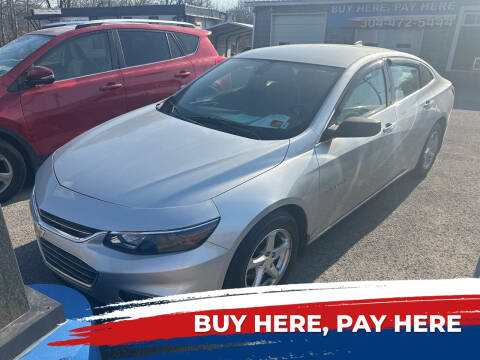 2017 Chevrolet Malibu for sale at RACEN AUTO SALES LLC in Buckhannon WV