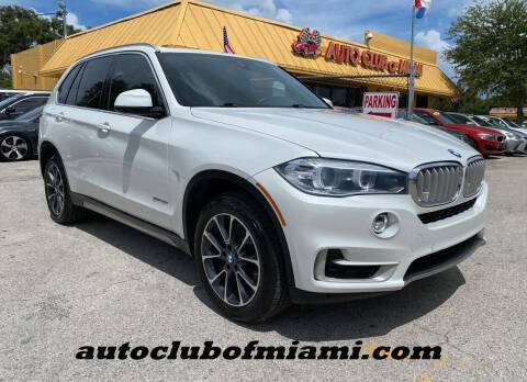 2018 BMW X5 for sale at AUTO CLUB OF MIAMI, INC in Miami FL