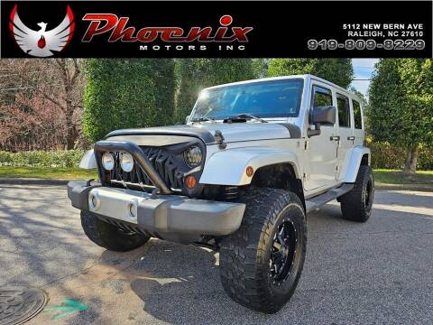 2012 Jeep Wrangler Unlimited for sale at Phoenix Motors Inc in Raleigh NC