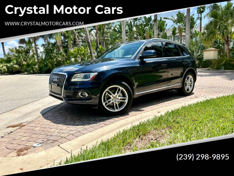 2013 Audi Q5 for sale at Crystal Motor Cars in Fort Myers FL