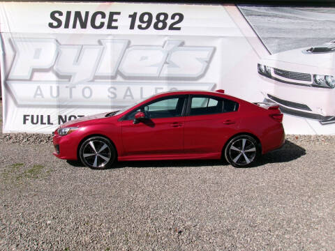 2018 Subaru Impreza for sale at Pyles Auto Sales in Kittanning PA