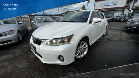 2011 Lexus CT 200h for sale at Ameer Autos in San Diego CA