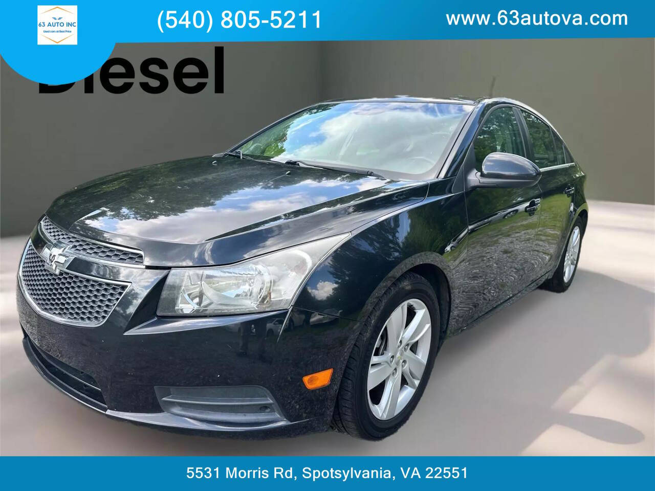 2014 Chevrolet Cruze for sale at 63 Auto Inc in Spotsylvania, VA