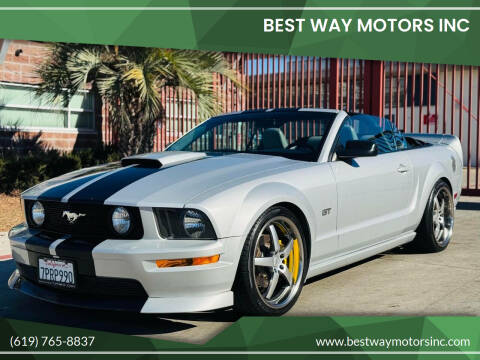 2007 Ford Mustang for sale at BEST WAY MOTORS INC in San Diego CA