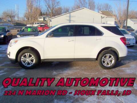 2012 Chevrolet Equinox for sale at Quality Automotive in Sioux Falls SD