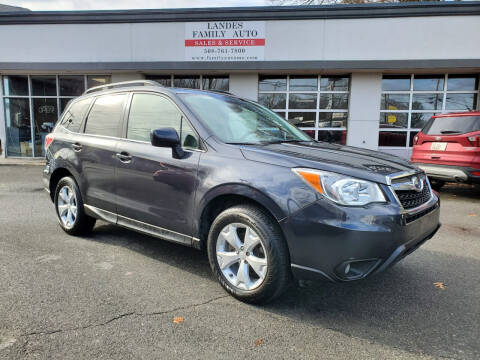 2014 Subaru Forester for sale at Landes Family Auto Sales in Attleboro MA
