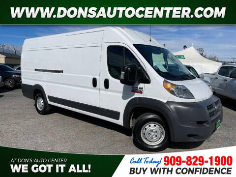 2018 RAM ProMaster for sale at Dons Auto Center in Fontana CA