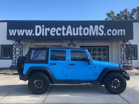2018 Jeep Wrangler JK Unlimited for sale at Direct Auto in D'Iberville MS