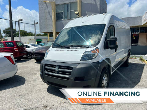 2015 RAM ProMaster for sale at Global Auto Sales USA in Miami FL