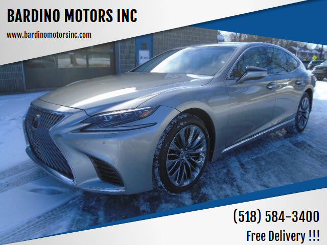 2018 Lexus LS 500 for sale at BARDINO MOTORS INC in Saratoga Springs NY