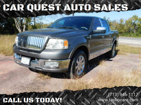 2006 Lincoln Mark LT for sale at CAR QUEST AUTO SALES in Houston TX