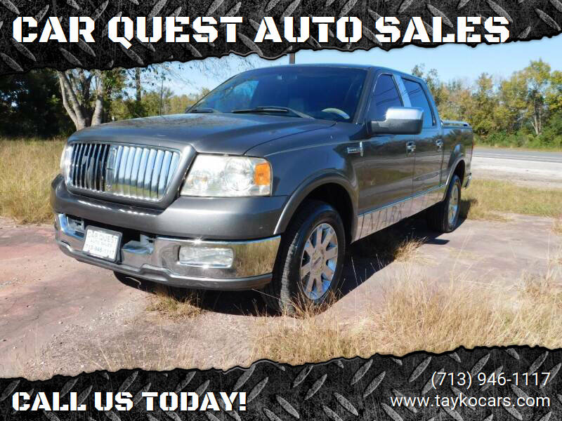 2006 Lincoln Mark LT for sale at CAR QUEST AUTO SALES in Houston TX