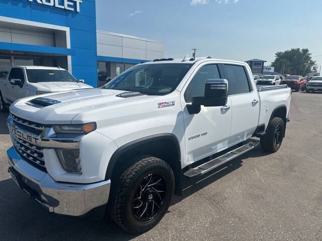 Used 2021 Chevrolet Silverado 2500HD LTZ with VIN 1GC4YPEY6MF149324 for sale in Finley, ND