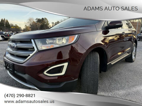 2017 Ford Edge for sale at Adams Auto Sales in Gainesville GA