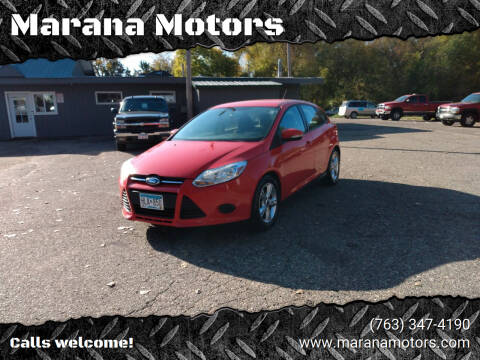 2013 Ford Focus for sale at Marana Motors in Princeton MN