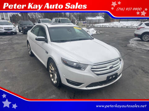 2016 Ford Taurus for sale at Peter Kay Auto Sales in Alden NY
