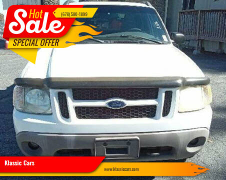 2001 Ford Explorer Sport Trac for sale at Klassic Cars in Lilburn GA