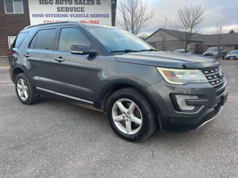 2016 Ford Explorer for sale at H & G AUTO SALES LLC in Princeton MN