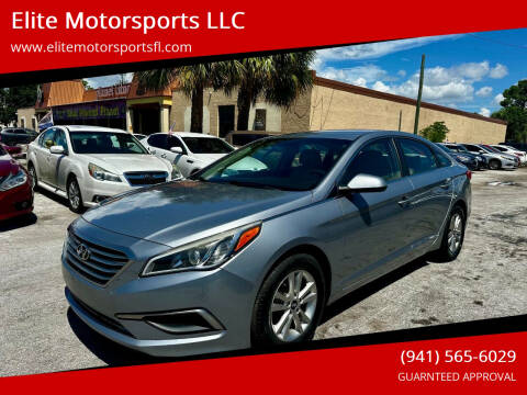 2017 Hyundai Sonata for sale at Elite Motorsports LLC in Saint Petersburg FL
