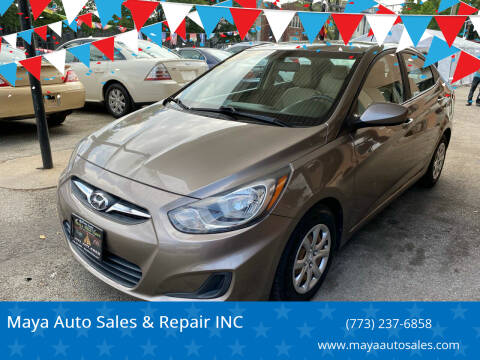 2014 Hyundai Accent for sale at Maya Auto Sales & Repair INC in Chicago IL