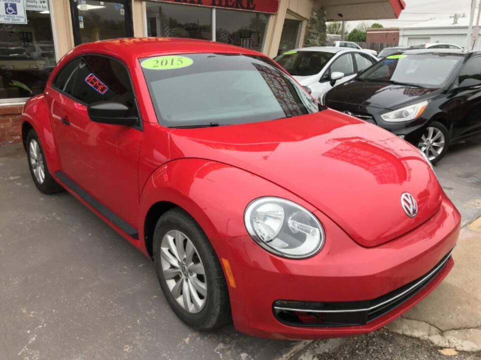 2015 Volkswagen Beetle for sale at Caspian Auto Sales in Oklahoma City, OK