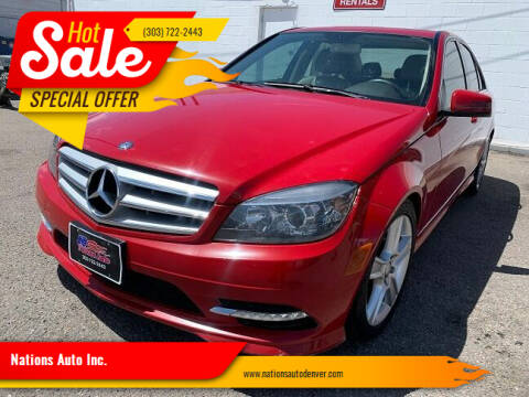 2011 Mercedes-Benz C-Class for sale at Nations Auto Inc. in Denver CO