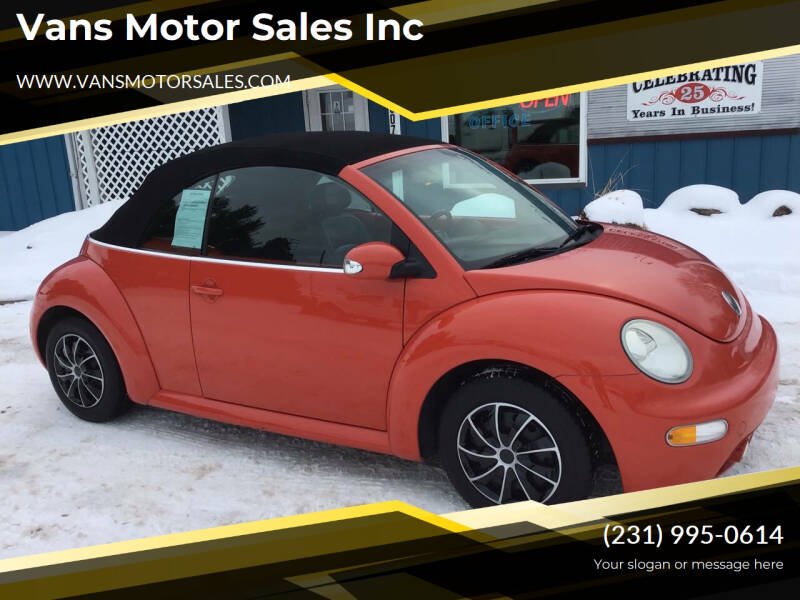 2003 Volkswagen New Beetle Convertible for sale at Vans Motor Sales Inc in Traverse City MI