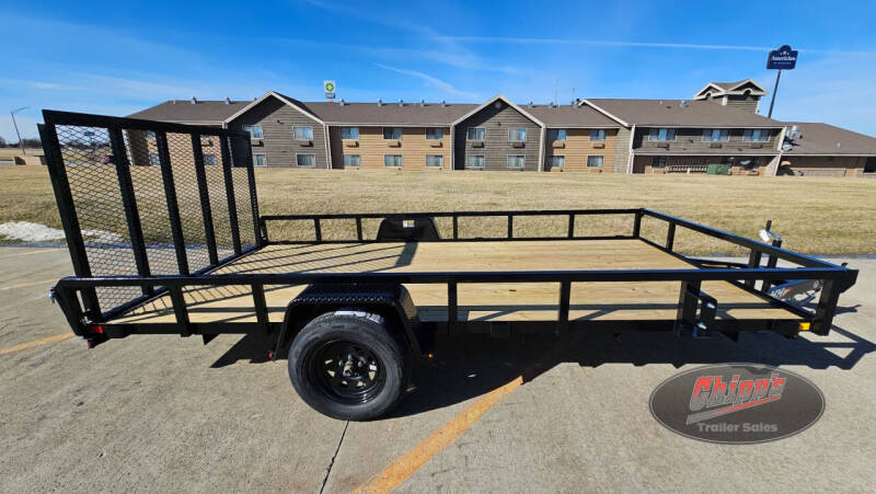 2026 H&H Trailers 82x14 Rail Side