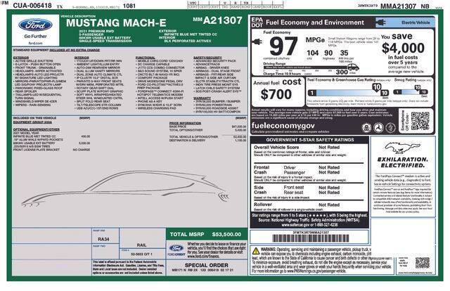 2021 Ford Mustang Mach-E Premium