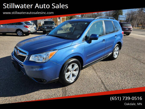 2015 Subaru Forester for sale at Stillwater Auto Sales in Oakdale MN