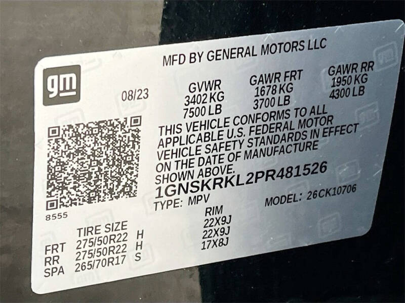 2023 Chevrolet Tahoe RST