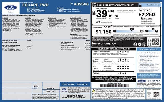 2023 Ford Escape Hybrid Active